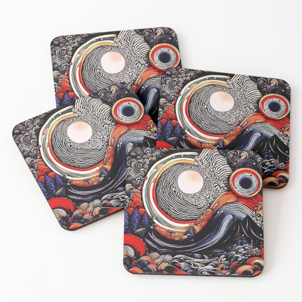 Item preview, Moon through storm waves designed and sold by George Hutton Hunter.
