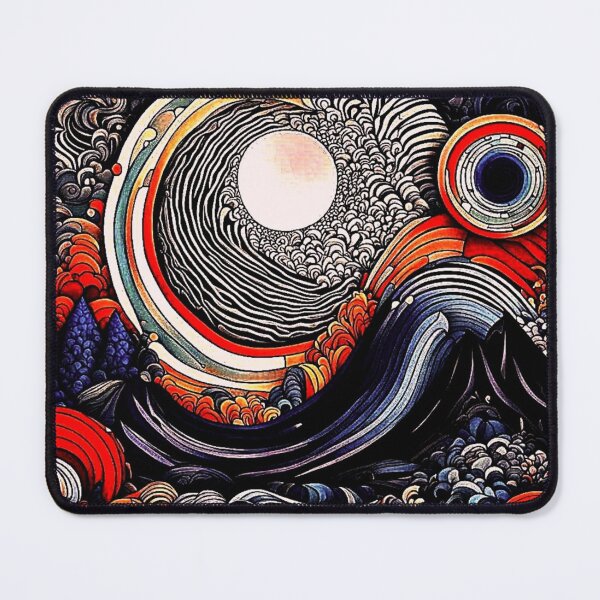 Item preview, Moon through storm waves designed and sold by George Hutton Hunter.