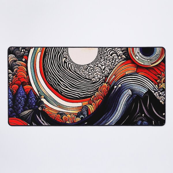 Item preview, Moon through storm waves designed and sold by George Hutton Hunter.