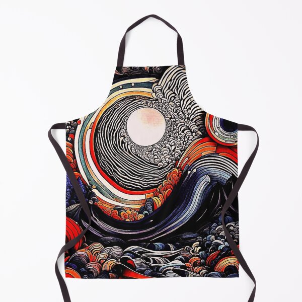 Item preview, Moon through storm waves designed and sold by George Hutton Hunter.