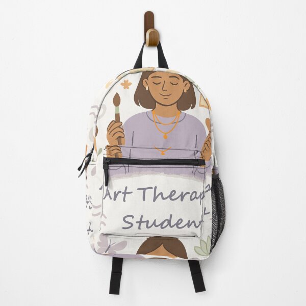 Item preview, Art Therapy Student | Creative Healing Badge | Mental Health Wellness Sticker designed and sold by Feline Rockstars.