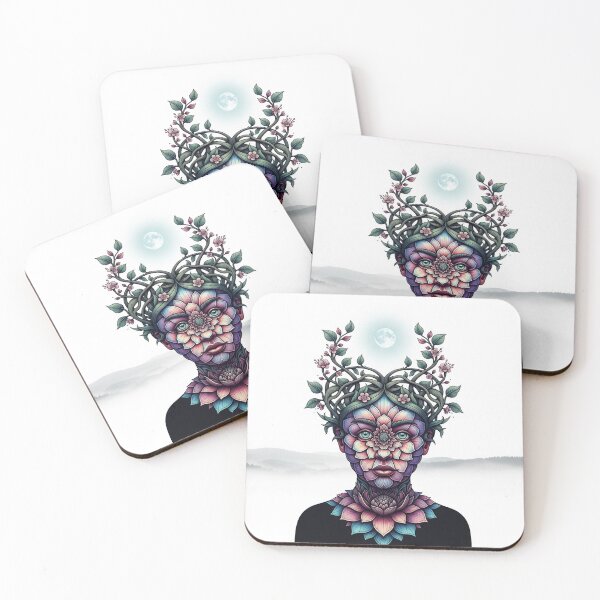 Item preview, Floral Fusion: Moonlit Bloom designed and sold by Threadbound-agr.