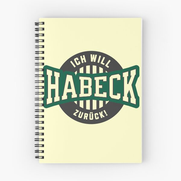 Item preview, I WANT HABECK BACK – Political statement design for green politics and comeback demand designed and sold by VariousGoodies.