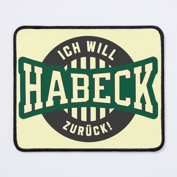 Item preview, I WANT HABECK BACK – Political statement design for green politics and comeback demand designed and sold by VariousGoodies.