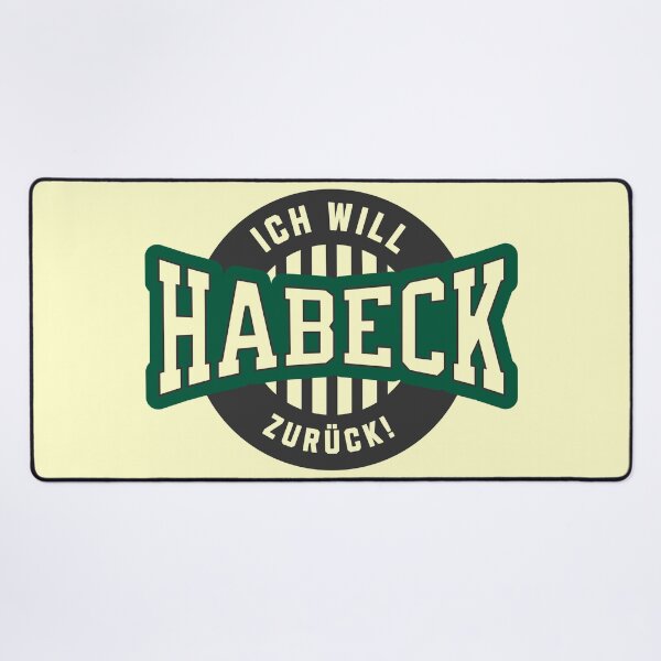 Item preview, I WANT HABECK BACK – Political statement design for green politics and comeback demand designed and sold by VariousGoodies.