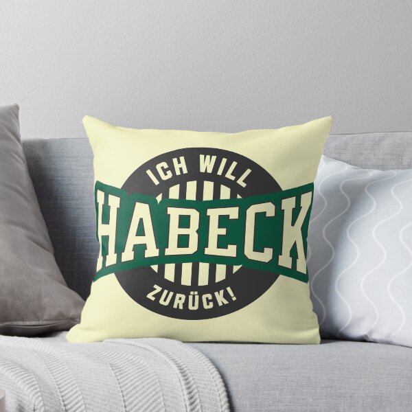 Item preview, I WANT HABECK BACK – Political statement design for green politics and comeback demand designed and sold by VariousGoodies.