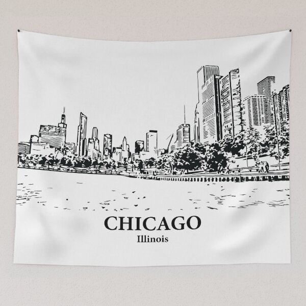 Item preview, Chicago - Illinois designed and sold by Lakeric Cityscapes.