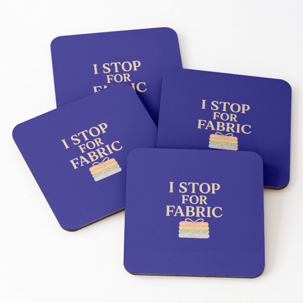 Item preview, I Stop for Fabric designed and sold by Novel Works Studio.