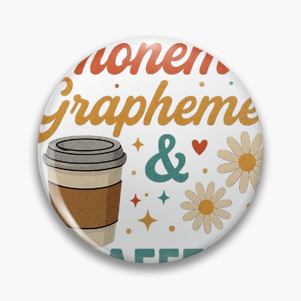 Item preview, Phonemes Graphemes and Caffeine Funny Reading Back to School T-Shirt designed and sold by Agouines.
