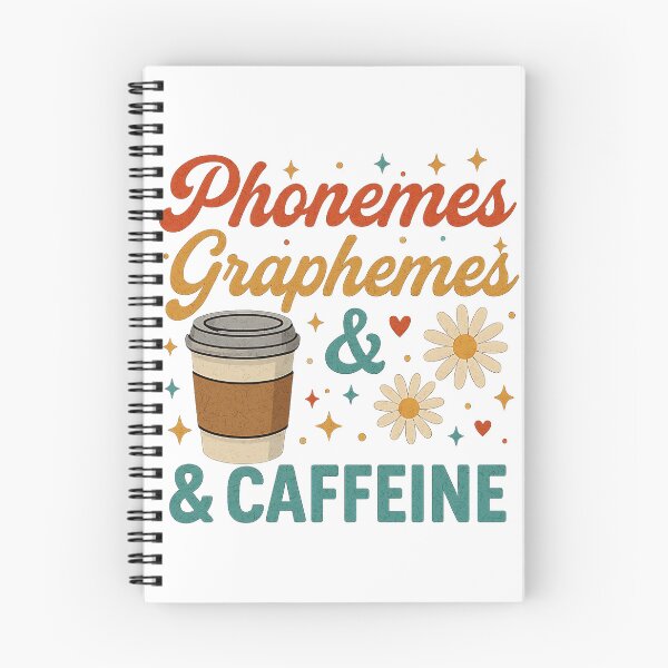 Item preview, Phonemes Graphemes and Caffeine Funny Reading Back to School T-Shirt designed and sold by Agouines.