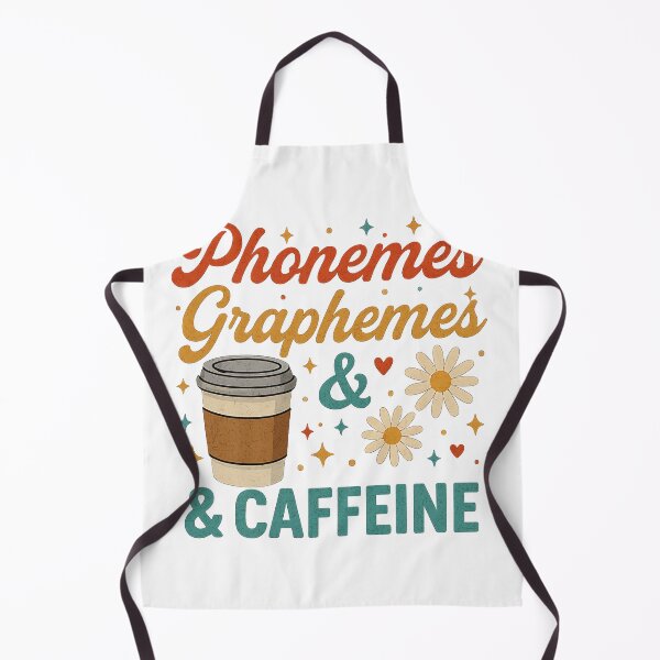 Item preview, Phonemes Graphemes and Caffeine Funny Reading Back to School T-Shirt designed and sold by Agouines.