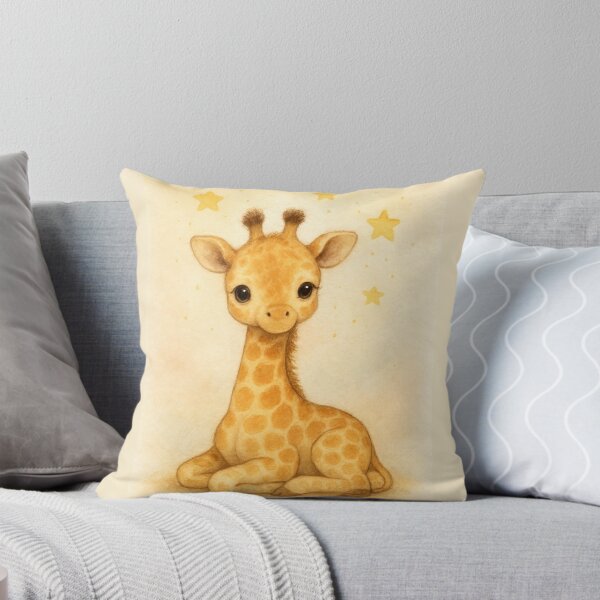 Item preview, Baby Giraffe Watercolor Print – Nursery Wall Art designed and sold by KindCraftArt.