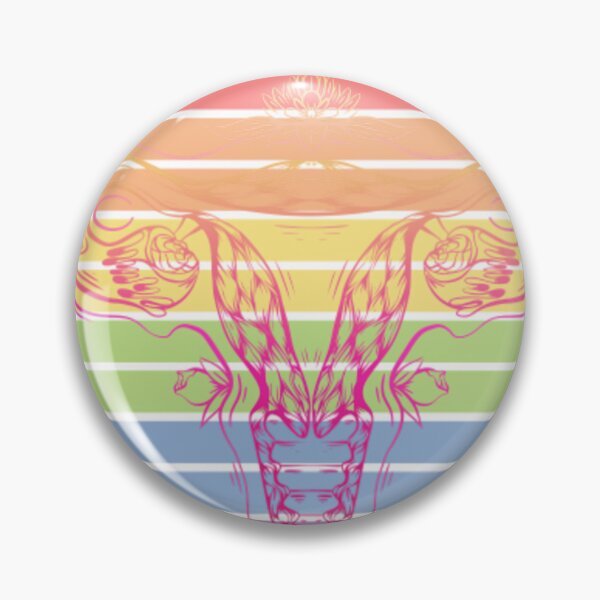 Item preview, No Country For Old Men Feminist Rainbow Uterus Art designed and sold by NiklasSchreiber.