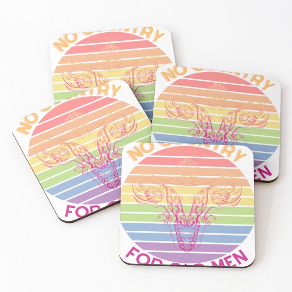 Item preview, No Country For Old Men Feminist Rainbow Uterus Art designed and sold by NiklasSchreiber.