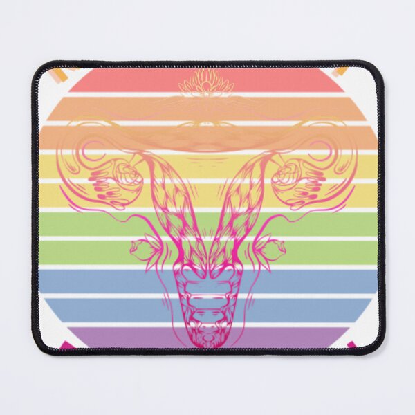 Item preview, No Country For Old Men Feminist Rainbow Uterus Art designed and sold by NiklasSchreiber.