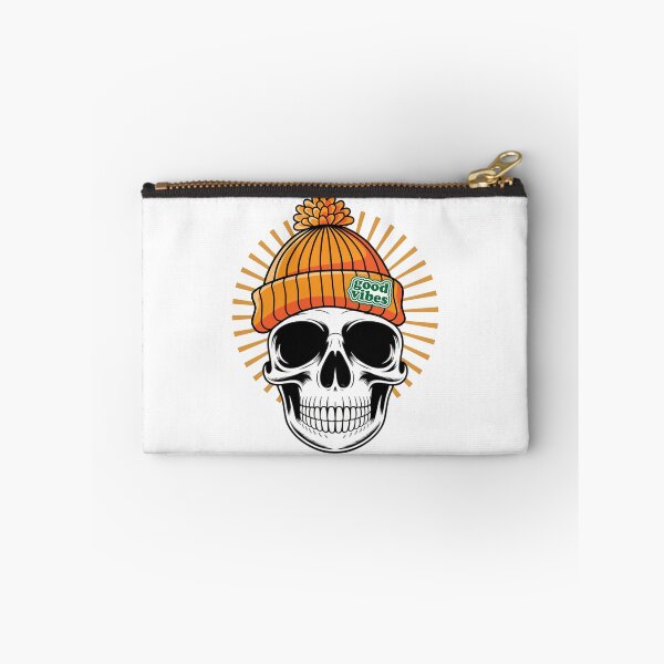 Item preview, Skull with a Beanie - "No Brain No Pain" designed and sold by Fuel-Shirts.