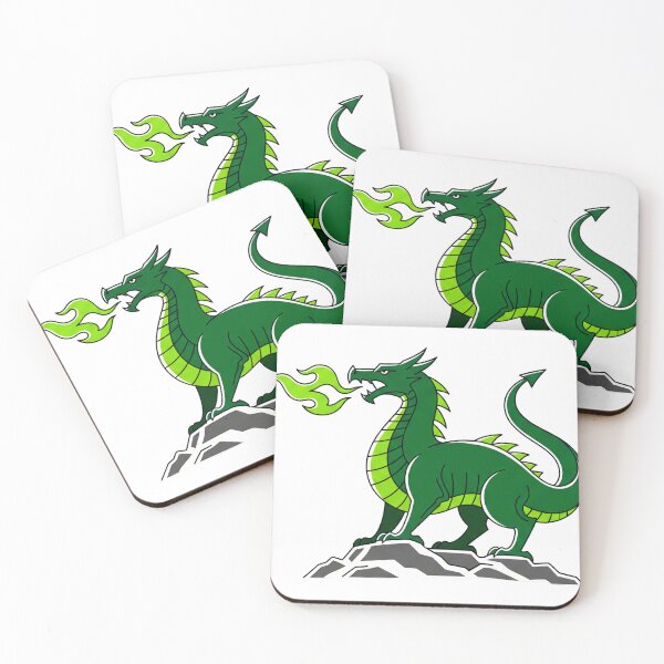 Item preview, Krakow Wawel Dragon | Minimalist Illustration designed and sold by MT-Hub | Cute Aesthetic Art, Stickers & Phone Cases.