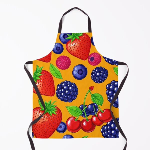 Item preview, Colorful Berry Fruit Pattern – Seamless Summer-Inspired Design designed and sold by Royalsticker.