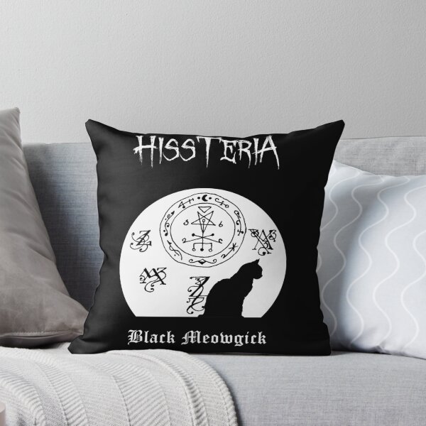 Item preview, CAT METAL ::: Hissteria - Black Meowgick designed and sold by Moonstone Ghosts.