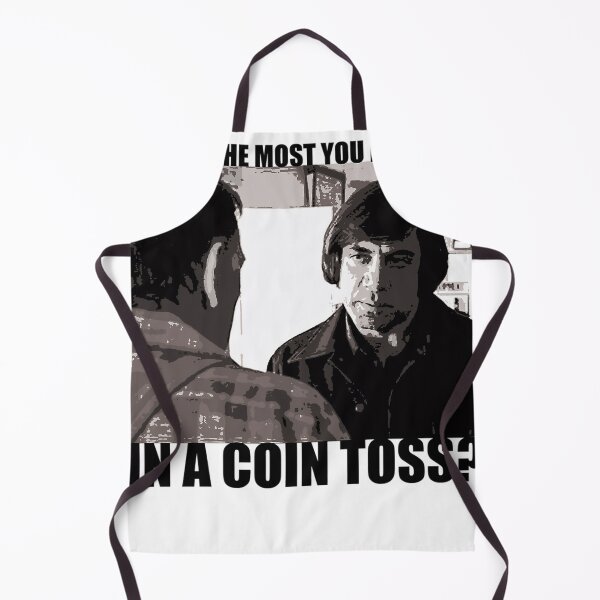Item preview, Anton Chigurh Coin Toss Quote No Country For Old Men designed and sold by KlaudiaHertzog.