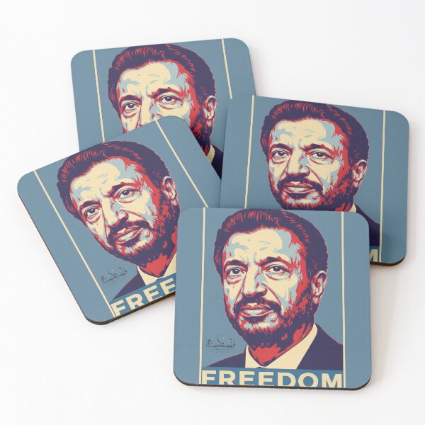 Item preview, Pop Art Portrait of Yasser Arafat / 8 designed and sold by Zaytounco.