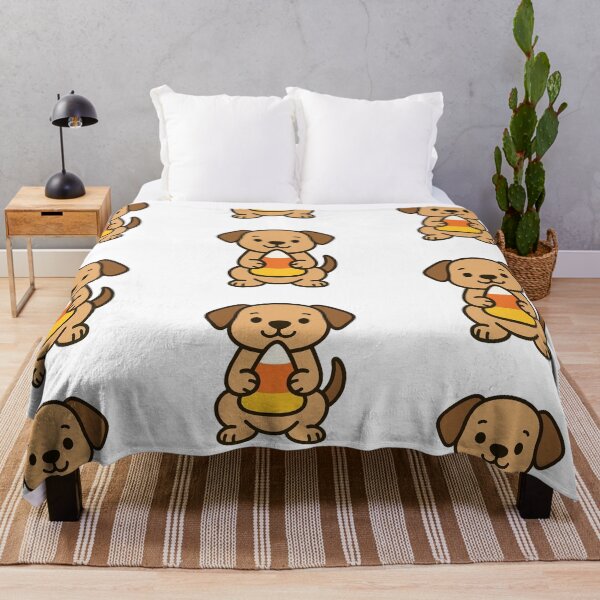 Item preview, Cute Cartoon Dog Holding Candy Corn designed and sold by Confuzz1ed.