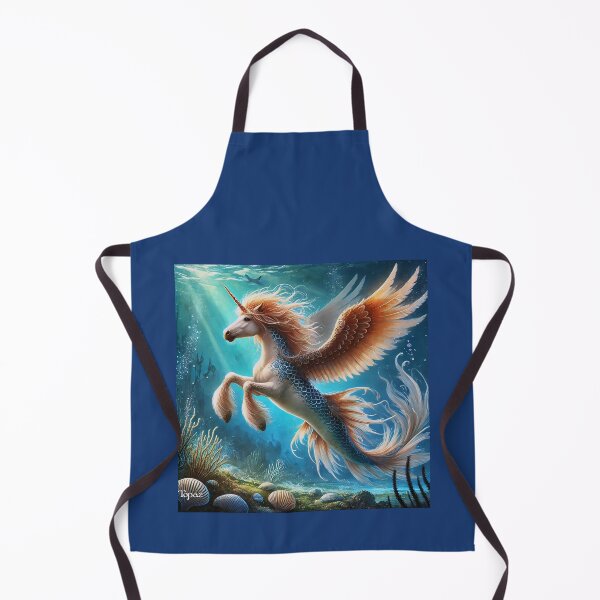 Item preview, Topaz Pegasus Unicorn Murmaid - Guardian of KaiMu Waters designed and sold by WildlyAiyana.