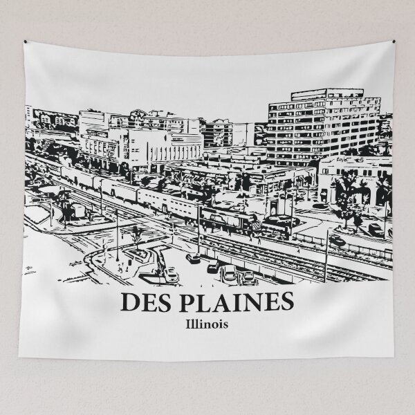 Item preview, Des Plaines - Illinois designed and sold by Lakeric Cityscapes.