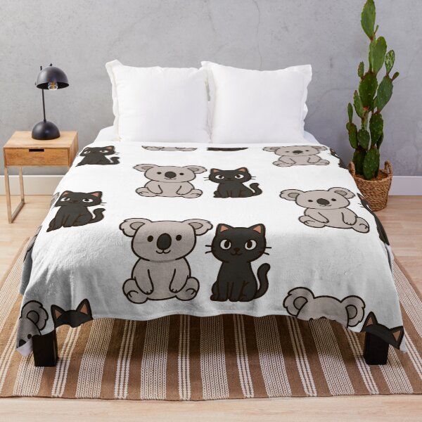 Item preview, Cute Cartoon Koala With a Black Cat designed and sold by Confuzz1ed.