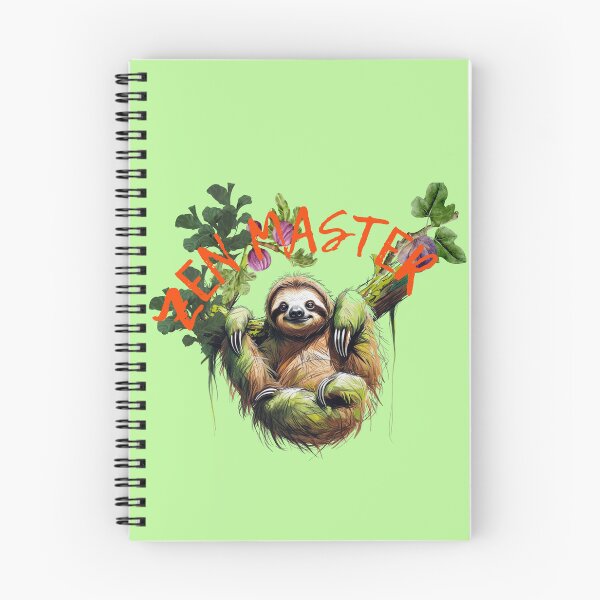 Item preview, Zen Sloth – Cute & Relaxing Slow Life Jungle Art designed and sold by dotitoko.