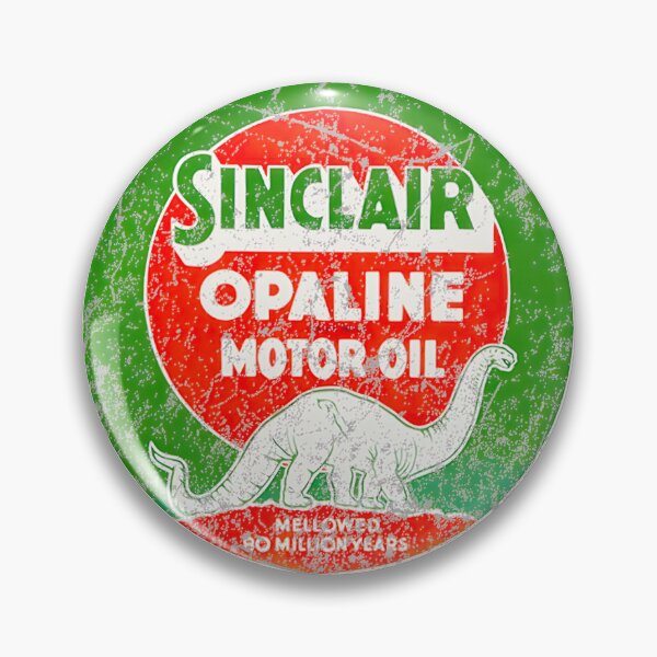 Item preview, Sinclair Opaline Vintage Dinosaur Motor Oil Gas Station Sign designed and sold by BenjaminRey.