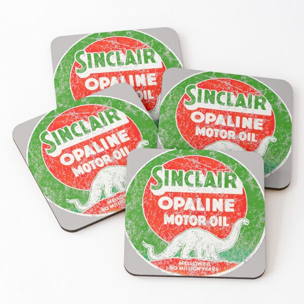 Item preview, Sinclair Opaline Vintage Dinosaur Motor Oil Gas Station Sign designed and sold by BenjaminRey.