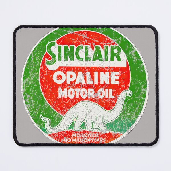Item preview, Sinclair Opaline Vintage Dinosaur Motor Oil Gas Station Sign designed and sold by BenjaminRey.