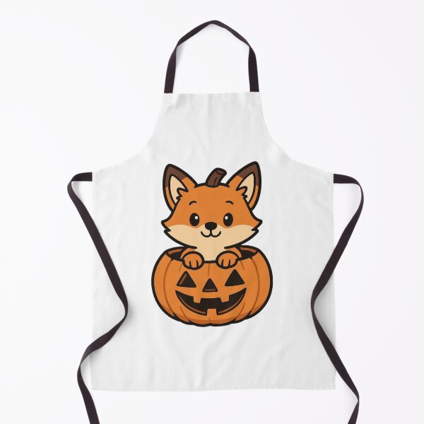 Item preview, Cute Cartoon Fox Peeking Out From a Pumpkin designed and sold by Confuzz1ed.