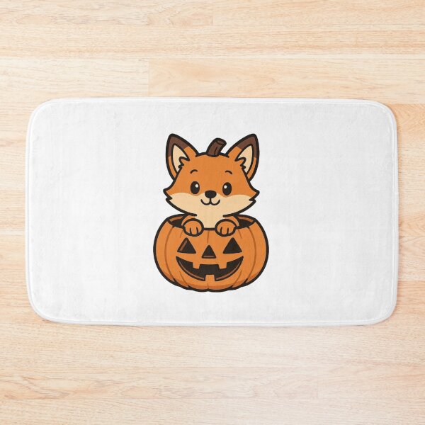 Item preview, Cute Cartoon Fox Peeking Out From a Pumpkin designed and sold by Confuzz1ed.