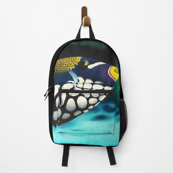Item preview, Clown Triggerfish in the Ocean - Vibrant and Colorful Illustration designed and sold by Ambiance Sauvage.