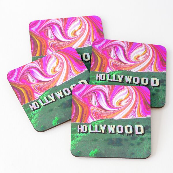 Item preview, Hollywood Peppermint Sky LSD Psychedelic Photo Realistic Art Los Angeles Cityscape designed and sold by FestDrip.