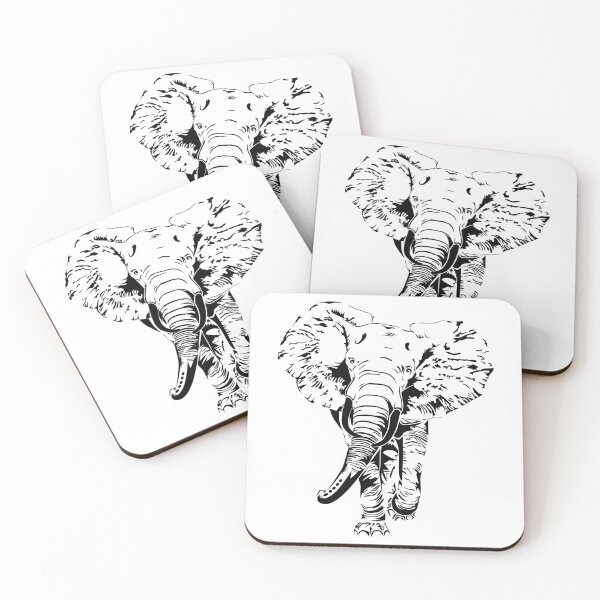 Item preview, Minimalist Vector Elephant Line Art Animal Illustration designed and sold by jayson salvador.