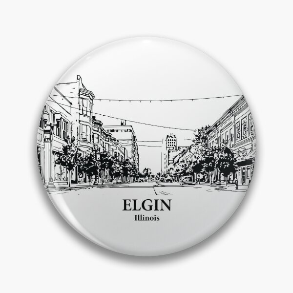 Artikelvorschau, Elgin - Illinois entworfen und verkauft von Lakeric Cityscapes.
