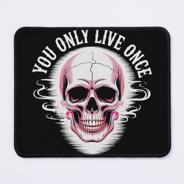 Item preview, YOLO SKULL (ON BLACK) designed and sold by boku98.