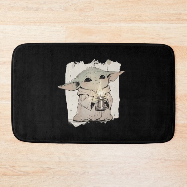 Item preview, BABY YODA WITH CANDLE designed and sold by LIS AND MELIVERSO.