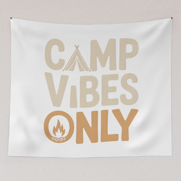 Item preview, Camp Vibes Only – Camping Adventure designed and sold by PrintAtelier.