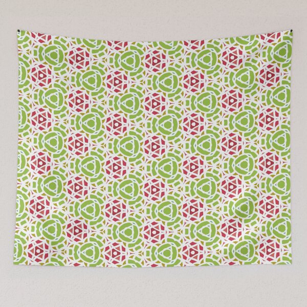 Item preview, shape floral abstract seamless colorful repeat pattern designed and sold by Abrahamjrnd.