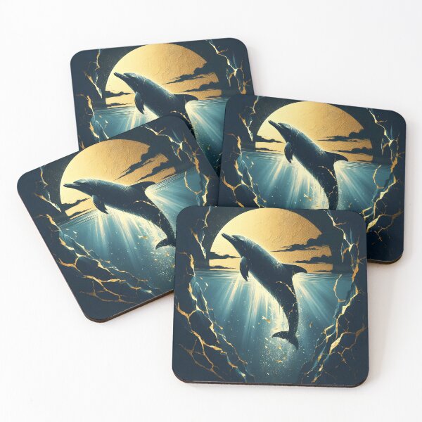 Item preview, Charcoal Dolphin, Ai Generated Art  designed and sold by ACC .