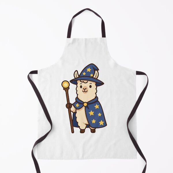 Item preview, Cute Cartoon Llama Dressed as a Wizard designed and sold by Confuzz1ed.