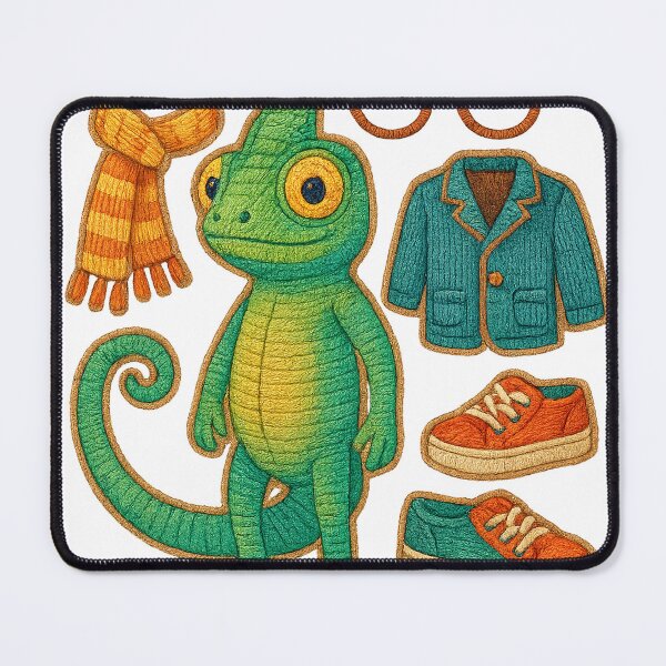 Item preview, Stylish Chameleon Wardrobe Glow-Up Patch designed and sold by #Adulting Central.