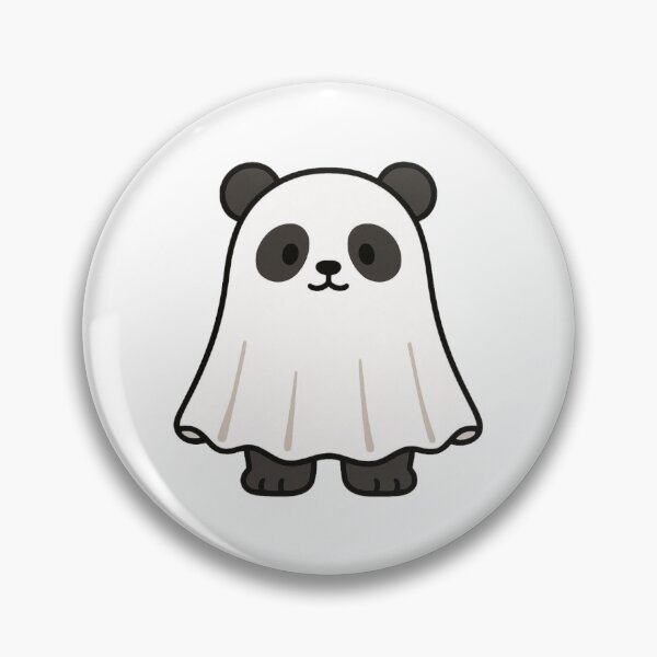 Item preview, Cute Cartoon Panda Dressed as a Ghost designed and sold by Confuzz1ed.
