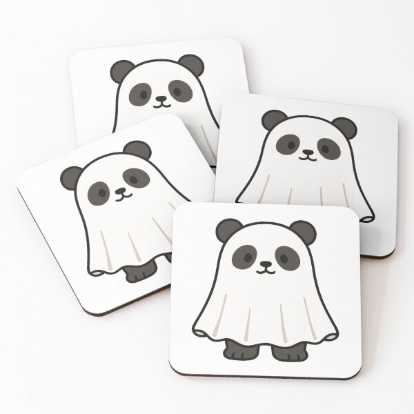 Item preview, Cute Cartoon Panda Dressed as a Ghost designed and sold by Confuzz1ed.