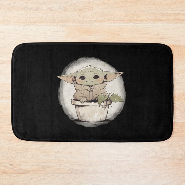 Item preview, BABY YODA WITH PLANT POT designed and sold by LIS AND MELIVERSO.