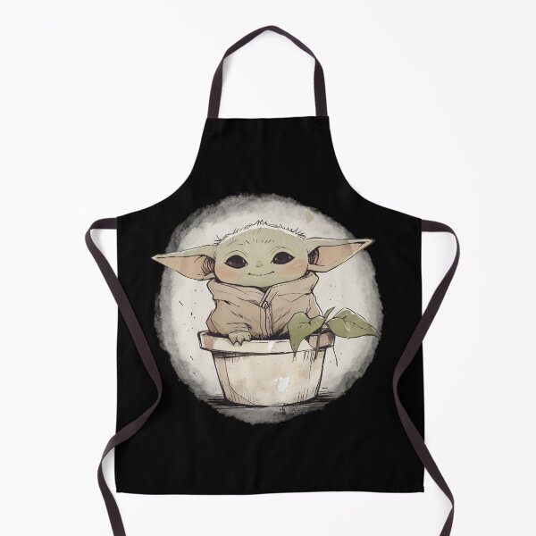 Item preview, BABY YODA WITH PLANT POT designed and sold by LIS AND MELIVERSO.
